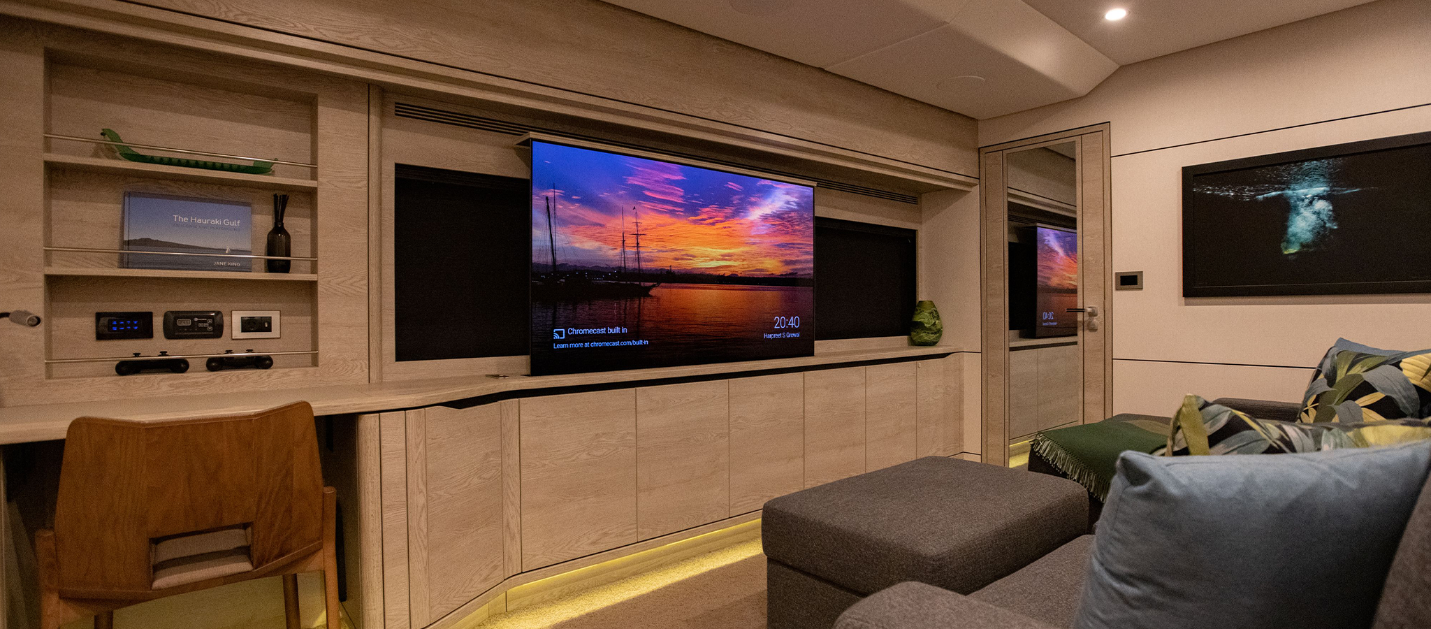 Ashbee Oak Yacht Interior